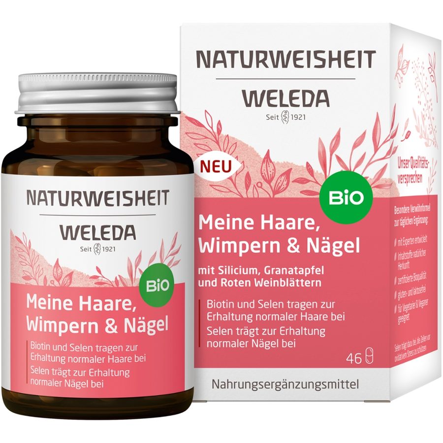 WELEDA Meine Haare, Wimpern & Nägel Bio 46Stk/25,8g