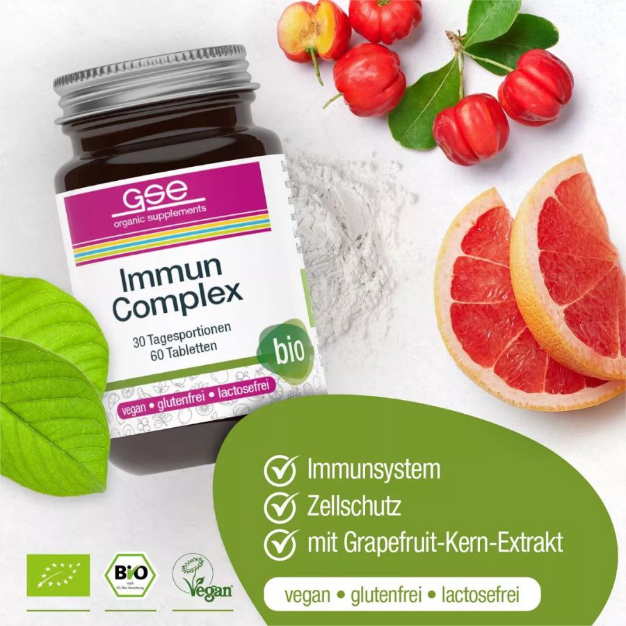 GSE Immun Complex (Bio), 60 Tabl. à 500 mg, 30g