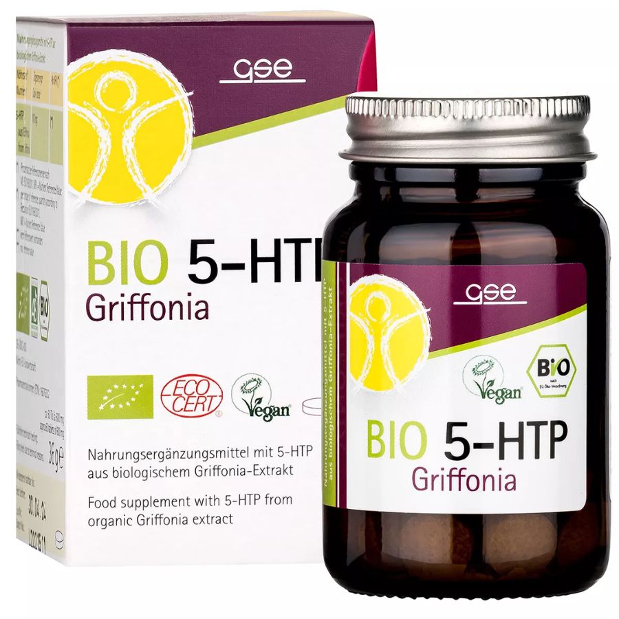 GSE 5-HTP Griffonia (Bio), 60 Tabl. à 600mg, 36g