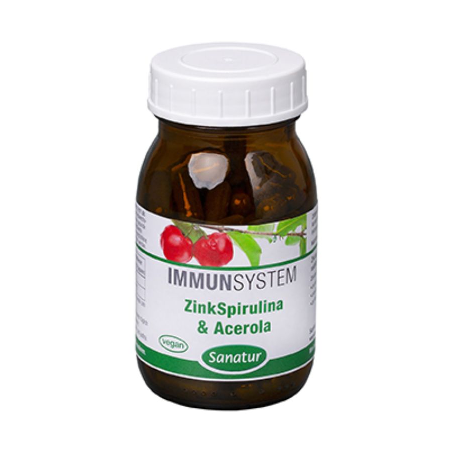 Sanatur ZinkSpirulina & Acerola 180 Kapseln Bio (90 g)
