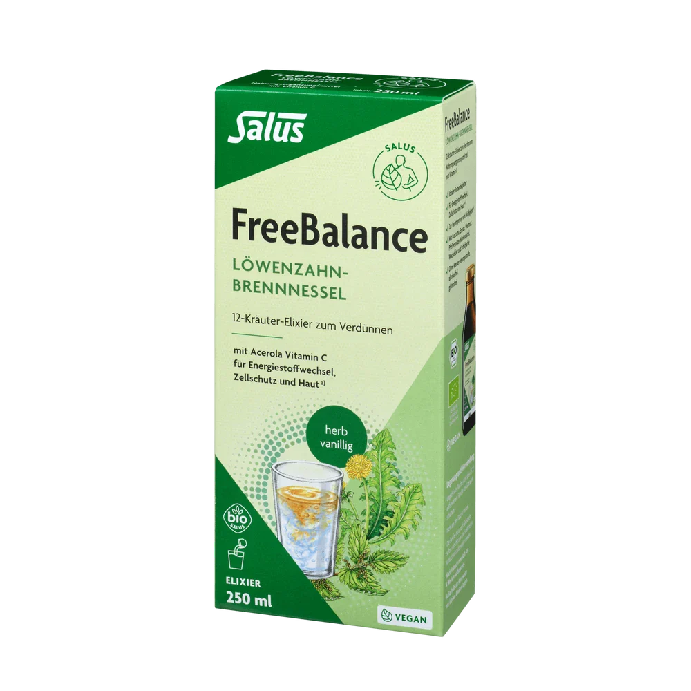 Salus FreeBalance Löwenzahn-Brennnessel Bio Kräuter-Elixier 250ml