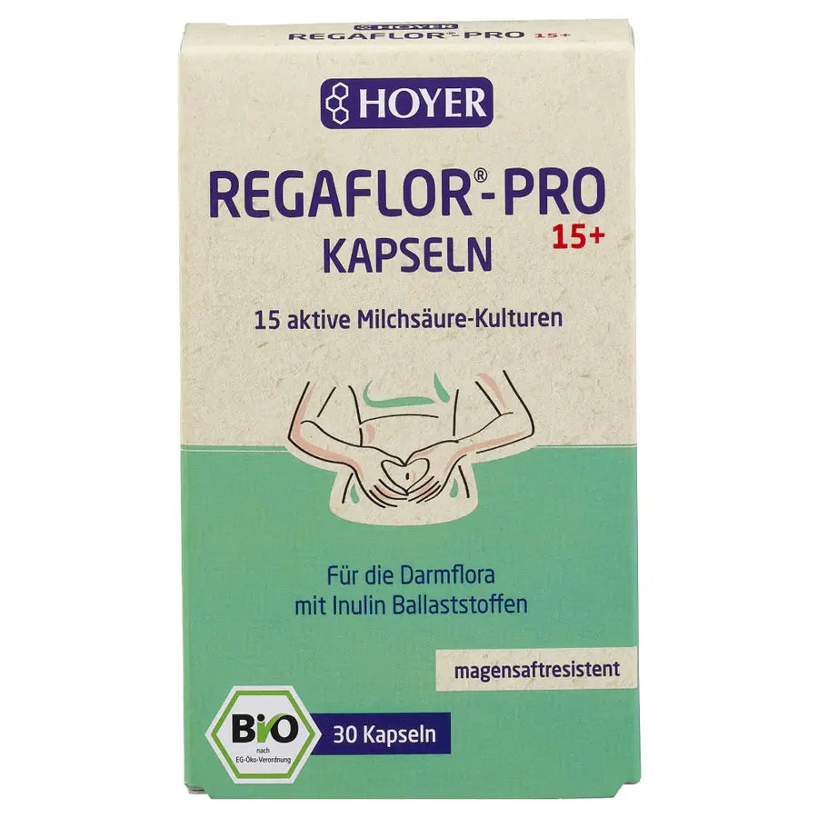 Hoyer REGAFLOR-PRO 15+ Kapseln Bio 12g
