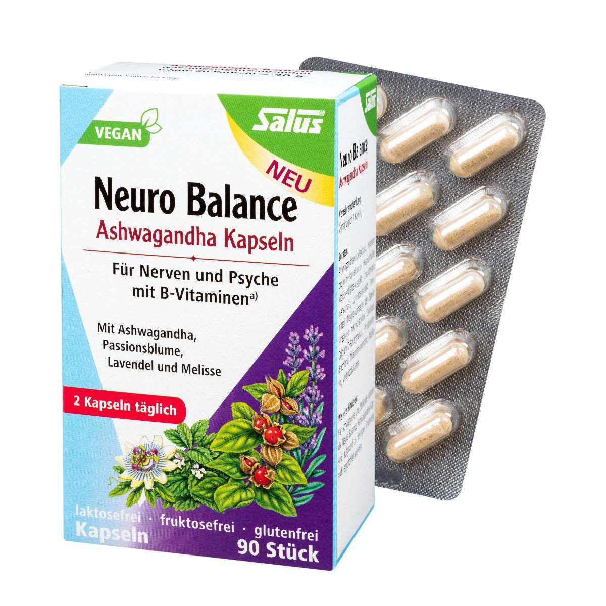 Salus Neuro Balance Bio Ashwagandha Kapseln 90 St