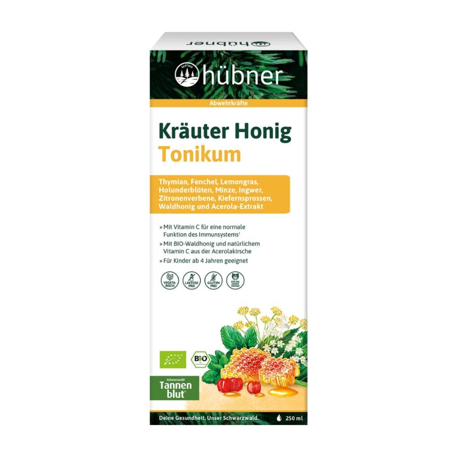 Anton Hübner Kräuter Honig Tonikum Bio 250ml
