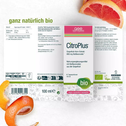 GSE CitroPlus® 800 Grapefruit-Kern-Extrakt (Bio) 100ml