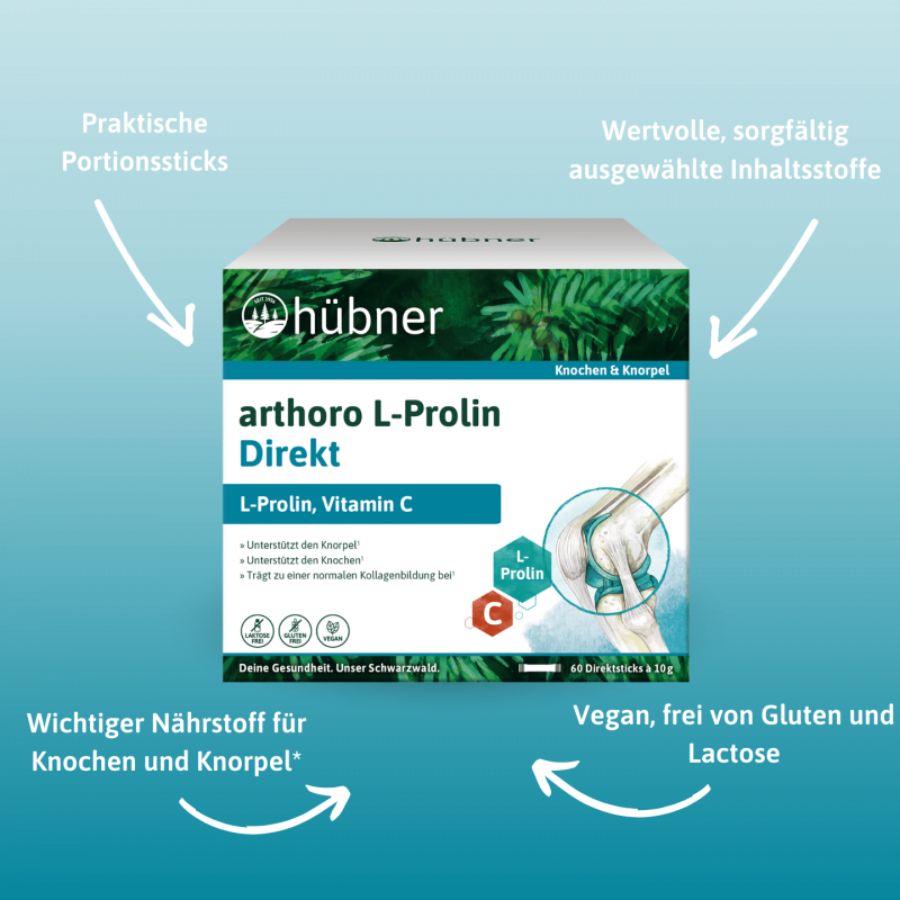 Anton Hübner Arthoro L-Prolin Direkt Bio 600g