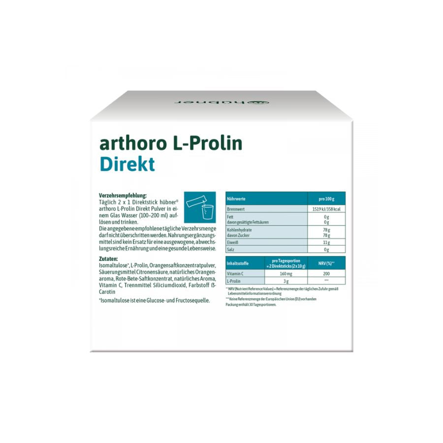 Anton Hübner Arthoro L-Prolin Direkt Bio 600g