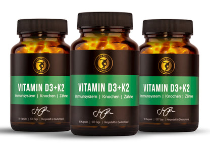 3 x Vitamin D3 + K2