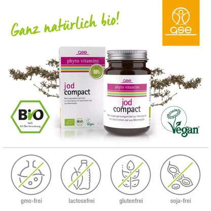 GSE Jod Compact (Bio), 120 Tabl. à 280 mg, 34g